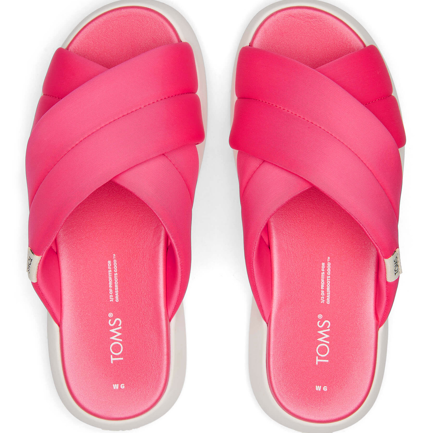 Toms - Mallow Crossover Wm - Damen Pantolette - Raspberry – Bild 4