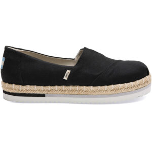 Toms - Heritage Canvas Platform - Damen Espadrilles - schwarz (black)
