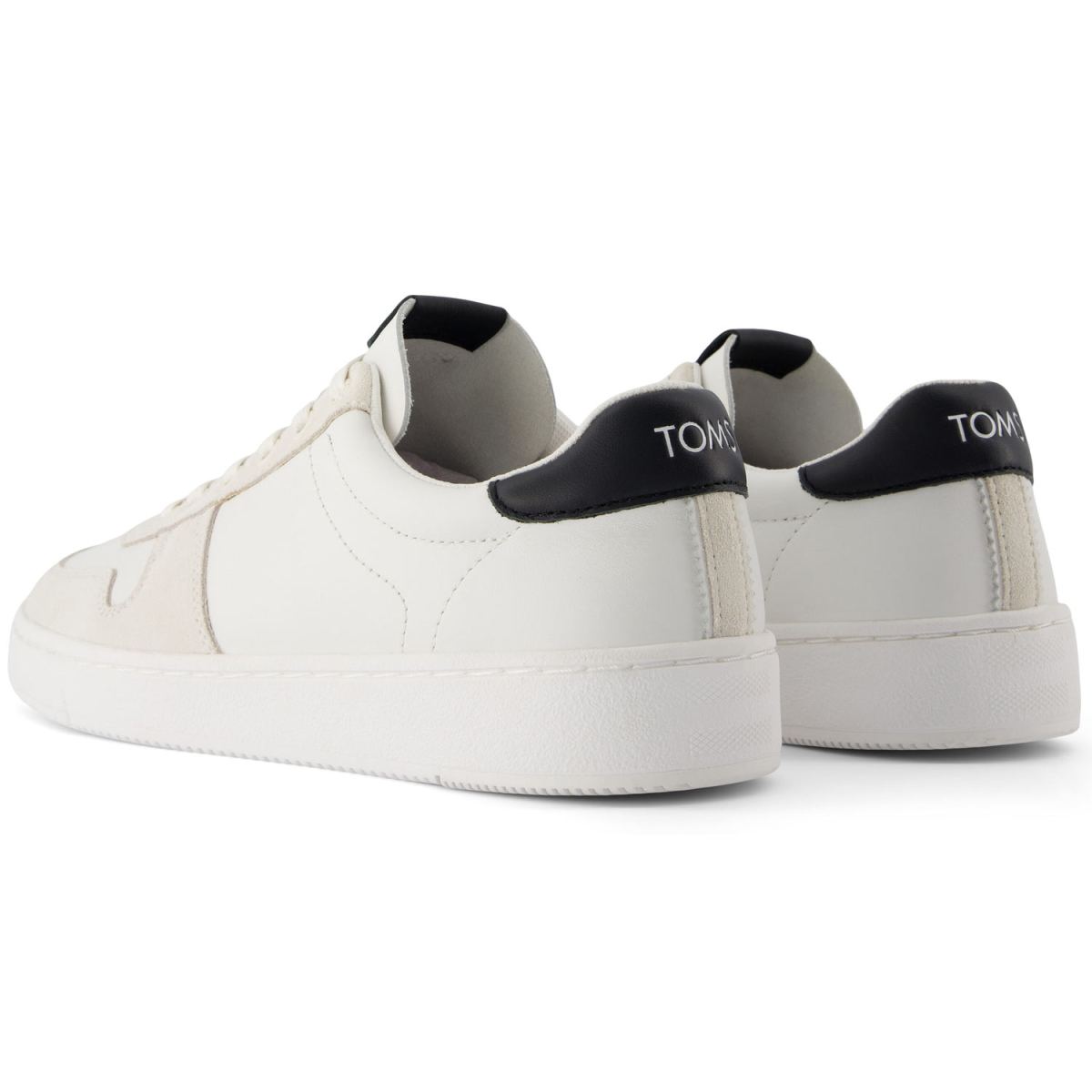 Toms - Trvl Lite Court - Herren Klassische Sneaker aus Leder - Weiß (White/Black) – Bild 3