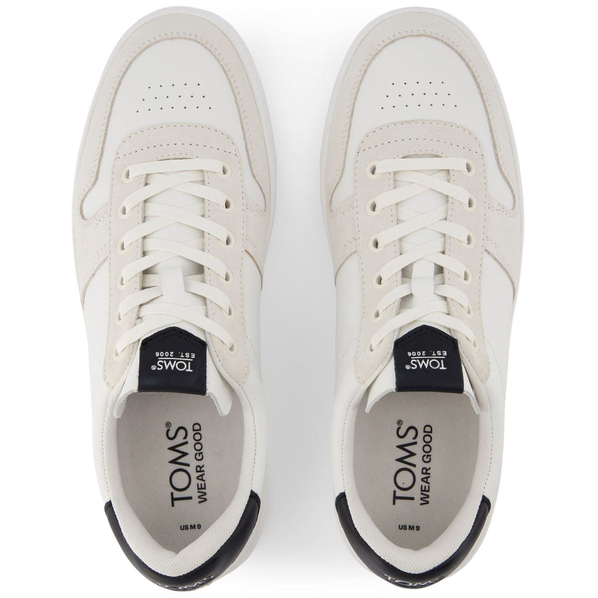 Toms - Trvl Lite Court - Herren Klassische Sneaker aus Leder - Weiß (White/Black) – Bild 4