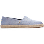 Toms - Heart Motif Woven - Damen Espadrilles - hellblau (blu)