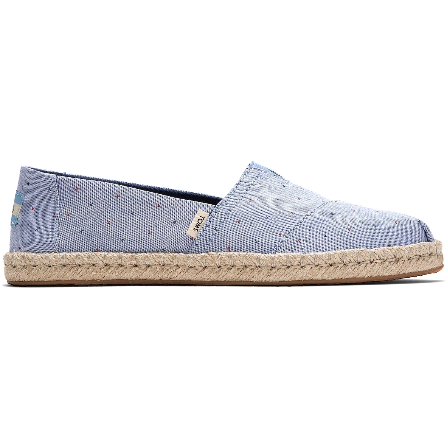 Toms - Heart Motif Woven - Damen Espadrilles - hellblau (blu)