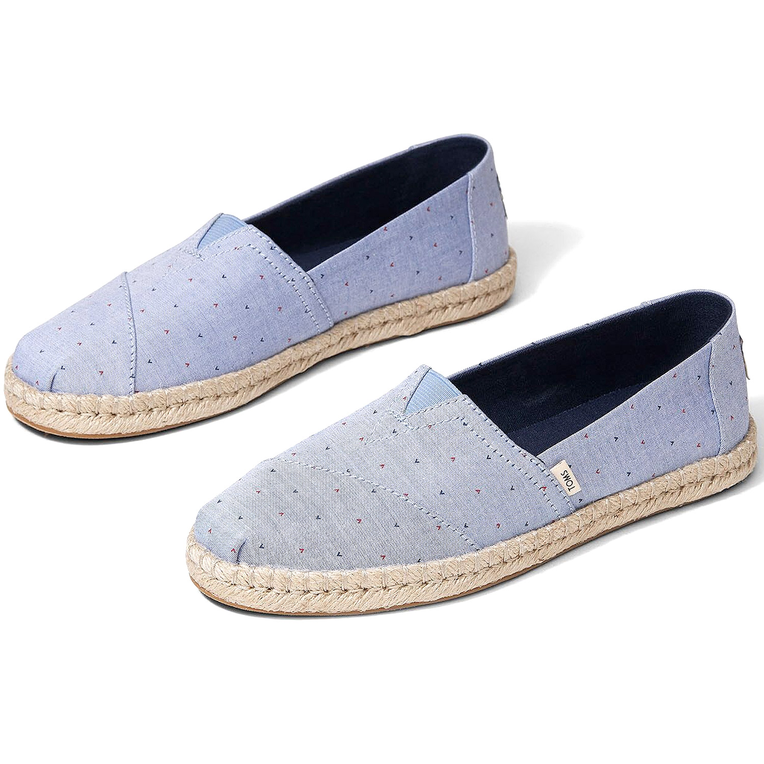 Toms - Heart Motif Woven - Damen Espadrilles - hellblau (blu) – Bild 2