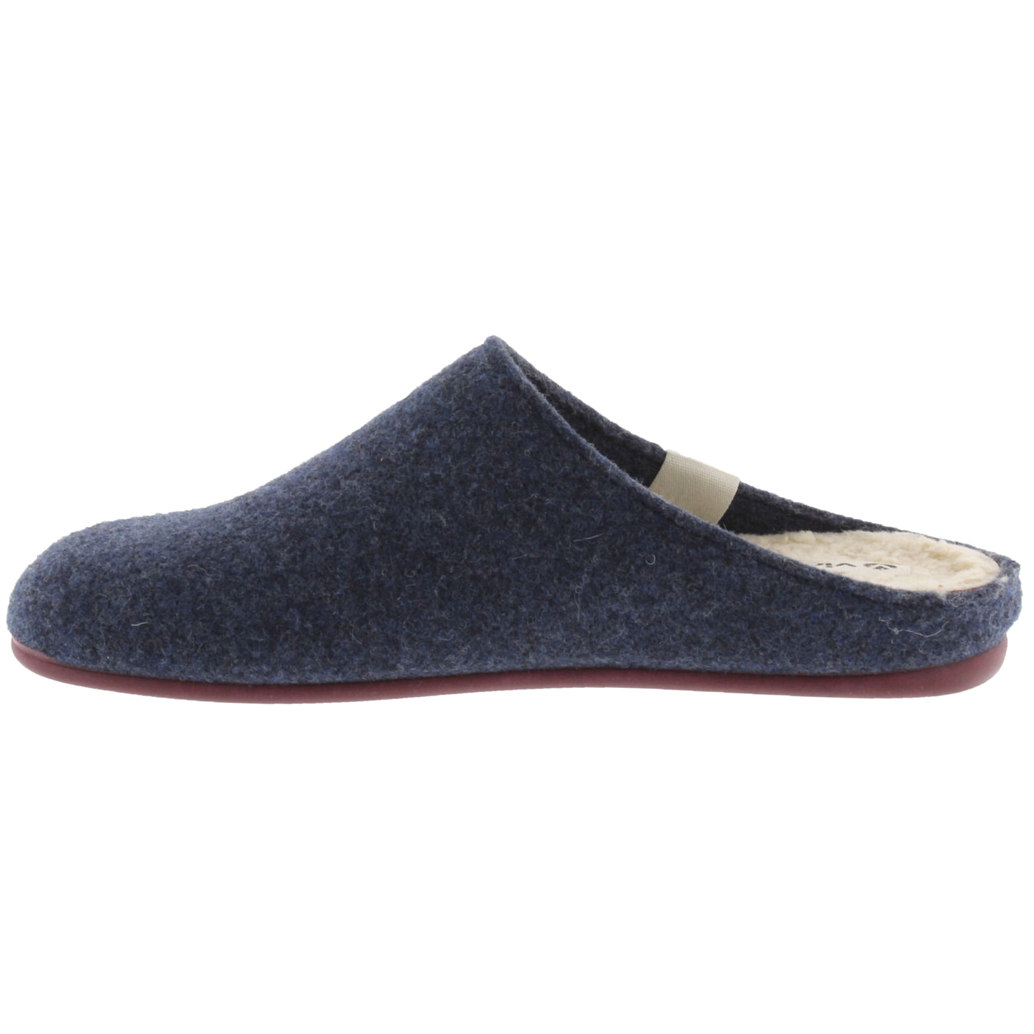 Victoria - Norte - Unisex Pantoffel aus recyceltem Filz - Dunkelblau (Marino) – Bild 3