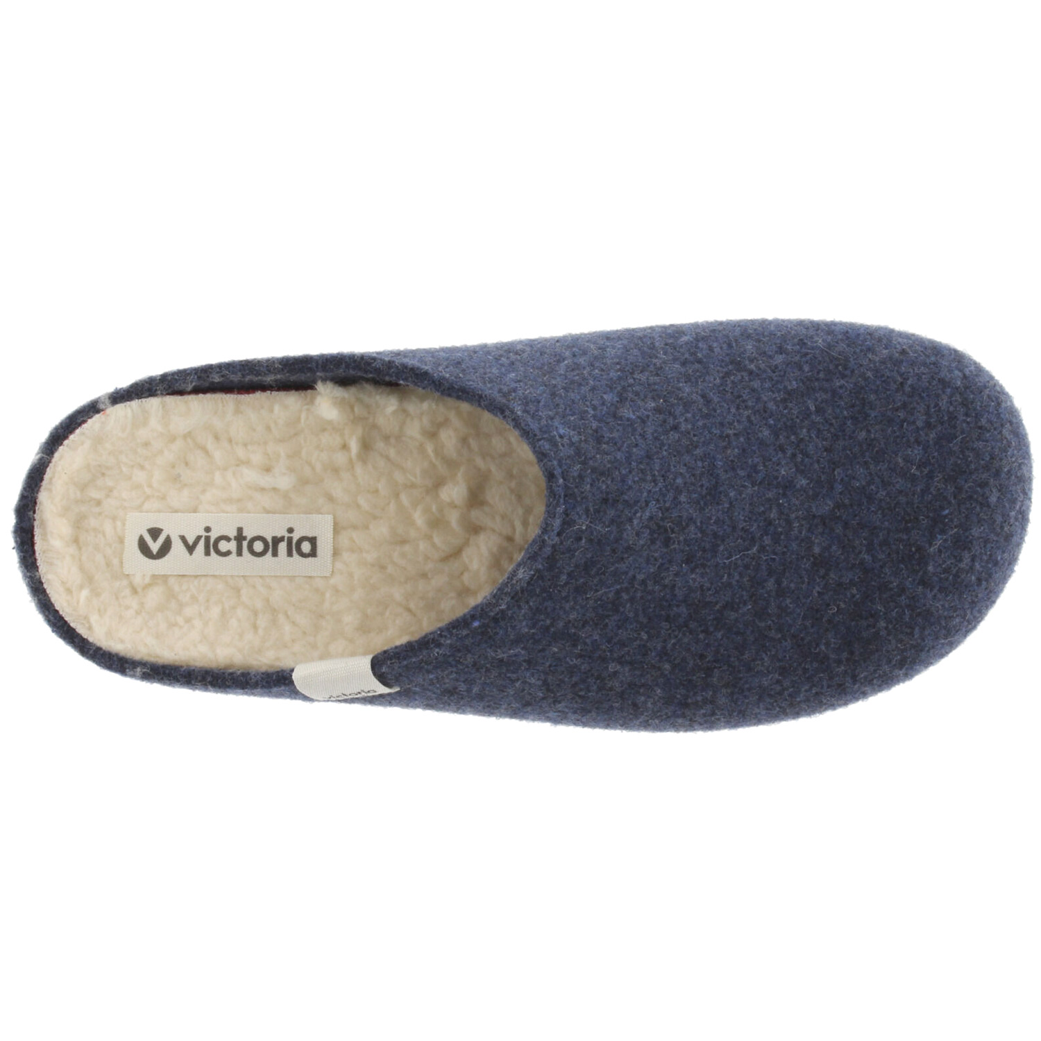Victoria - Norte - Unisex Pantoffel aus recyceltem Filz - Dunkelblau (Marino) – Bild 5