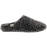 Victoria - Norte Animal Print Fur - Damen Pantoffel aus Kunstfell - Schwarz (Negro)