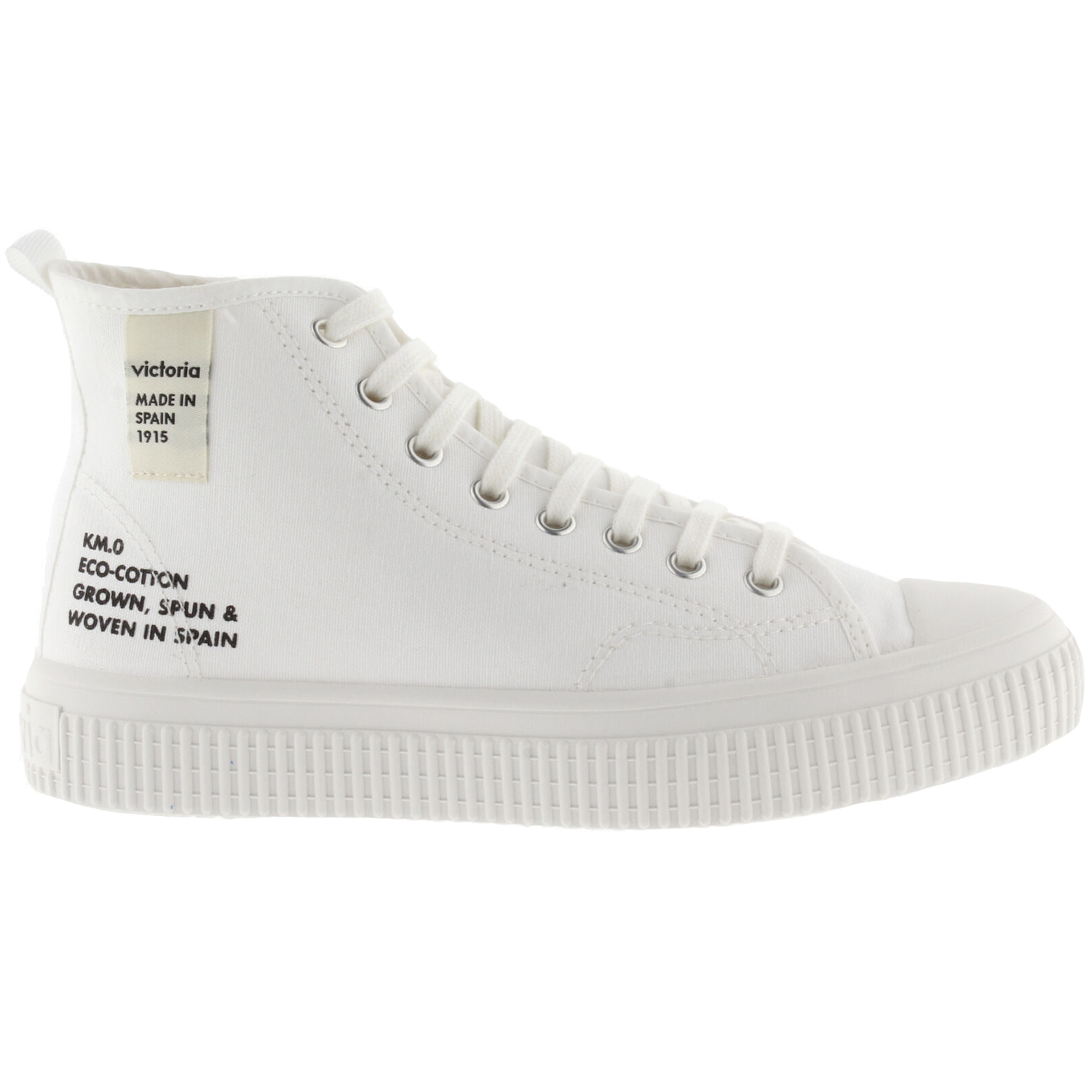 Victoria - Re-Edition - Damen High-top Canvas Sneaker - Weiß (Blanco)
