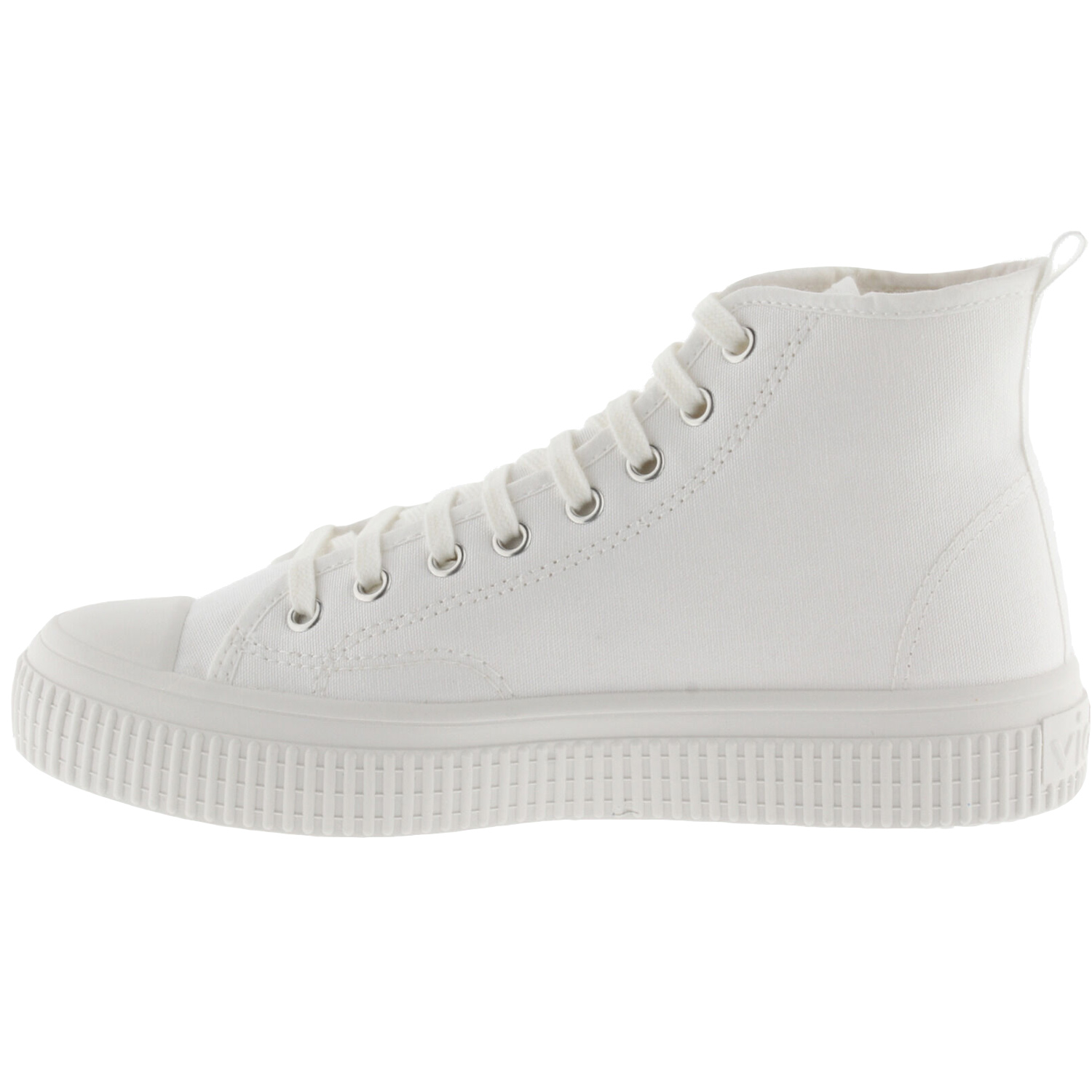 Victoria - Re-Edition - Damen High-top Canvas Sneaker - Weiß (Blanco) – Bild 3