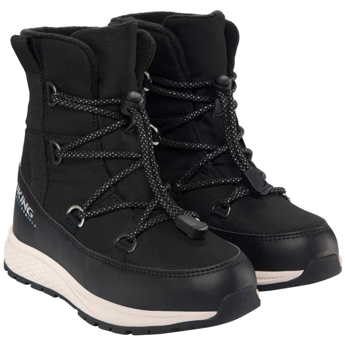 Viking - Watershield Equip Warm WP - Kinder Wasserdichte Winterstiefel mit Warmfutter - Schwarz (Black) – Bild 2