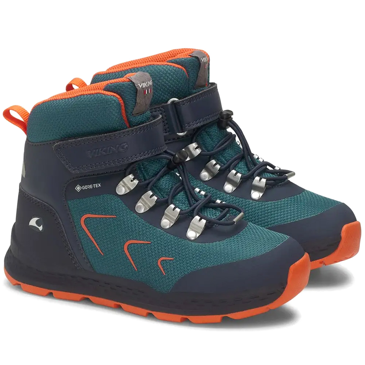 Viking - Gore-Tex Liam Mid GTX Warm - Jungen Winter-Stiefelette - Dunkelblau/Petrol (Navy/Petrol) – Bild 3
