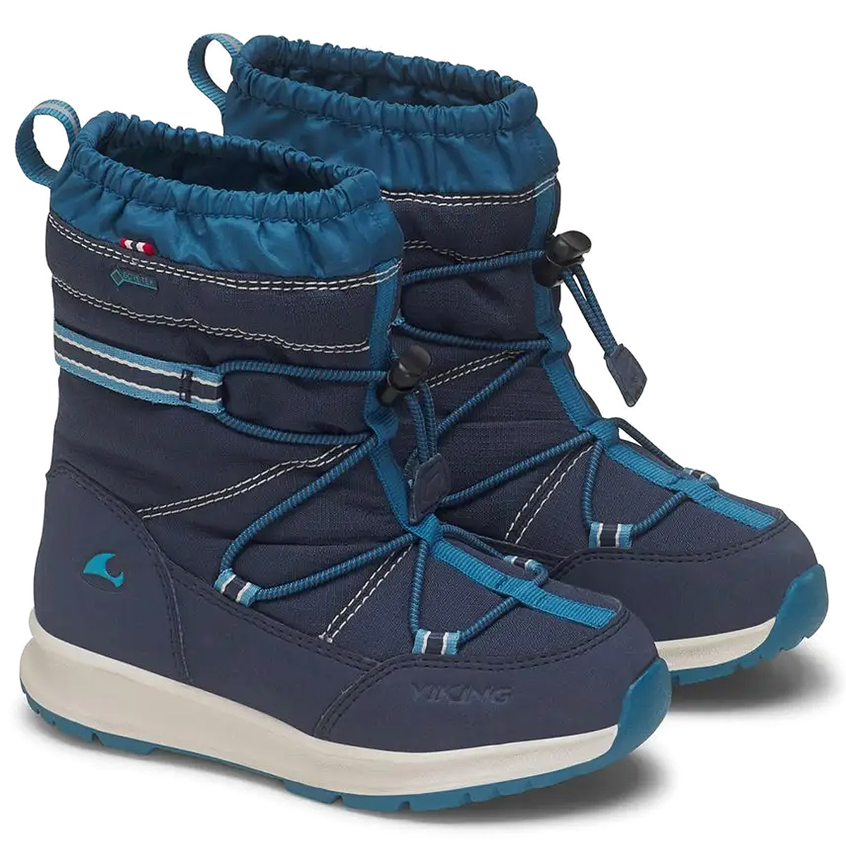 Viking - Gore-Tex Oksval GTX - Kinder Winterstiefel - Dunkelblau/Petrol (Navy) – Bild 3