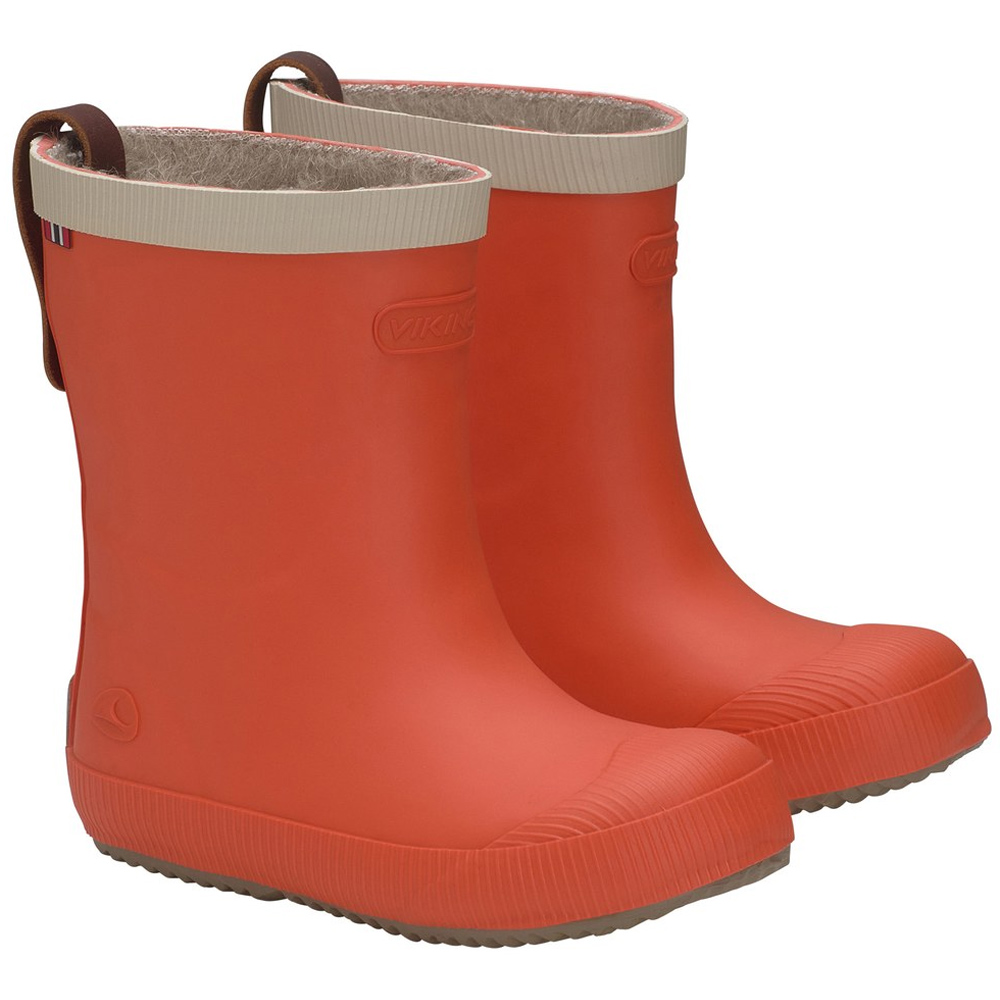 Viking - Indie Urban Thermo Wool - Kinder Warmfutter-Gummistiefel - Orangerot (Red) – Bild 2