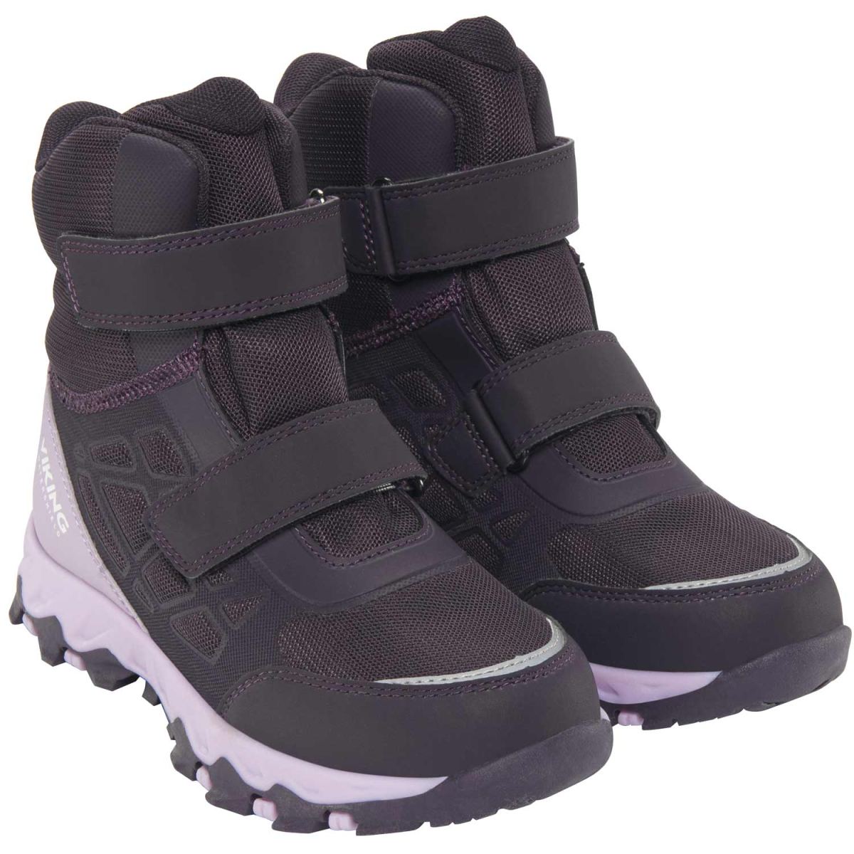 Viking - Track Warm WP 2V - Mädchen Wasserdichte Winterstiefel mit Warmfutter - Aubergine – Bild 3