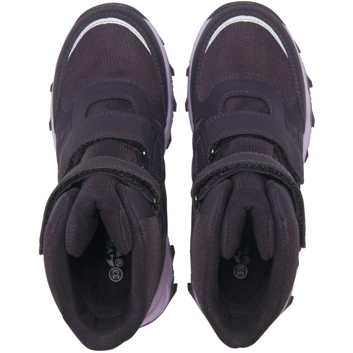 Viking - Track Warm WP 2V - Mädchen Wasserdichte Winterstiefel mit Warmfutter - Aubergine – Bild 4