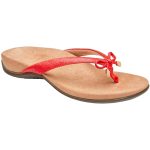 Vionic - Bella II - Damen Stabilitäts-Zehenstegsandale - rot (cherry)