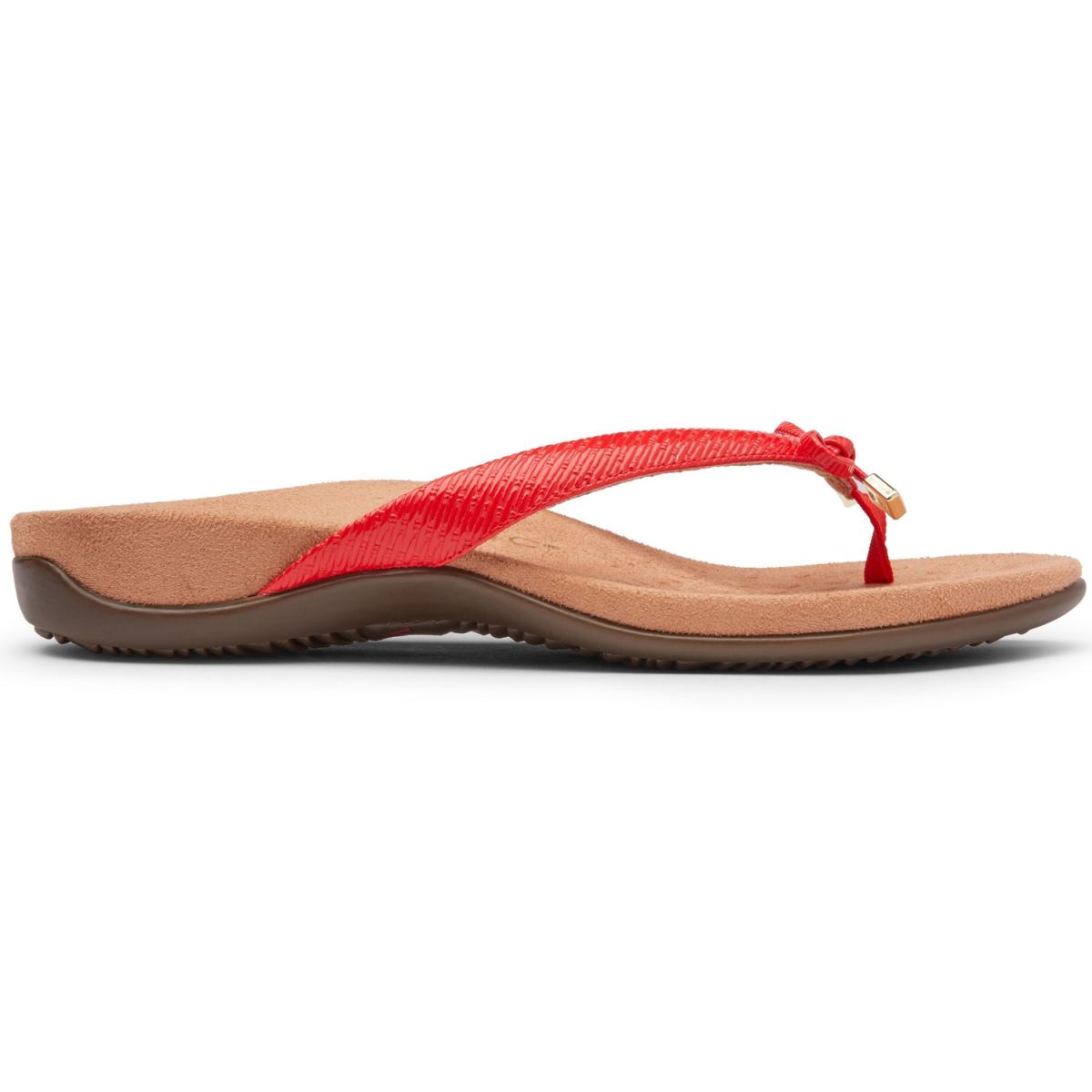 Vionic - Bella II - Damen Stabilitäts-Zehenstegsandale - rot (cherry) – Bild 2