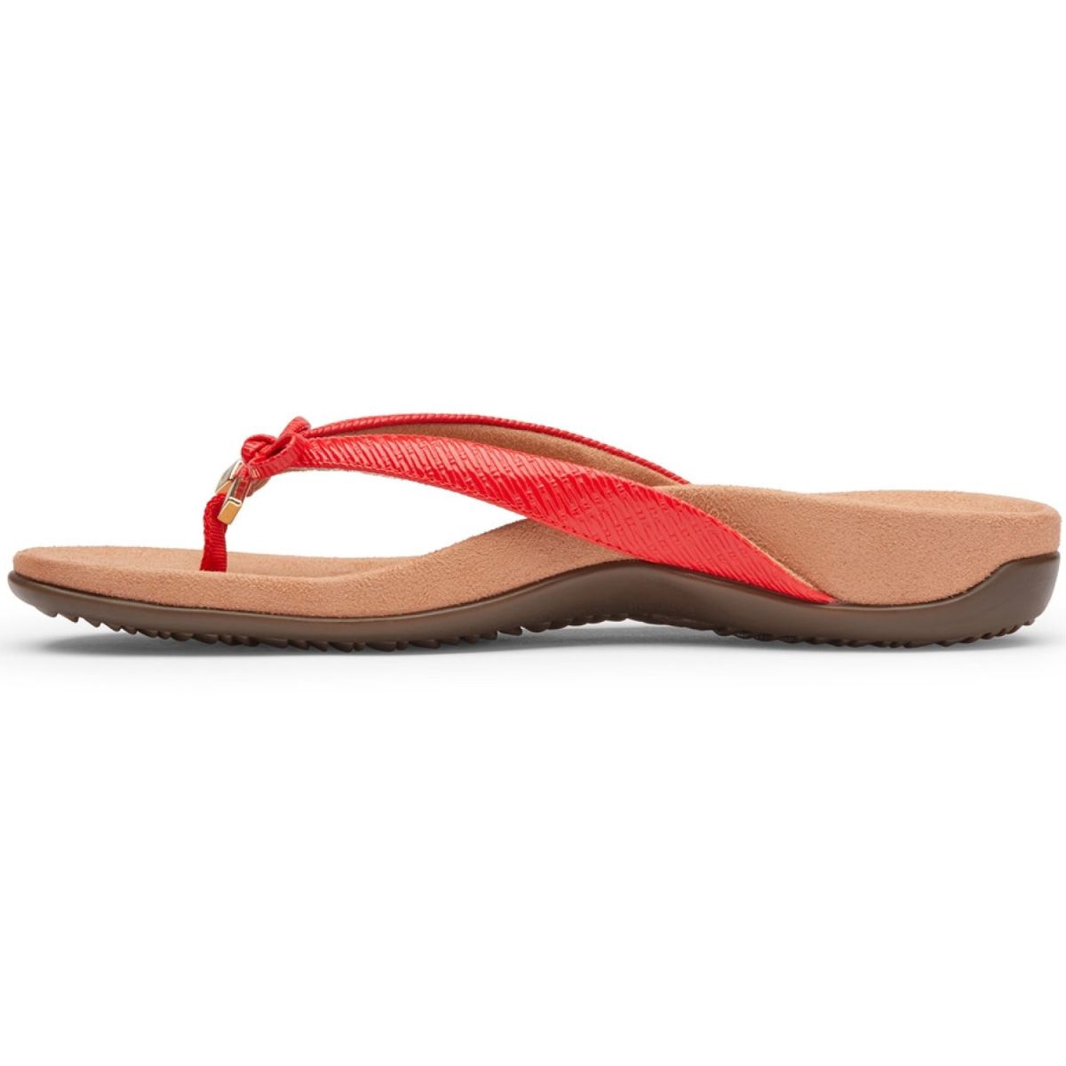 Vionic - Bella II - Damen Stabilitäts-Zehenstegsandale - rot (cherry) – Bild 3