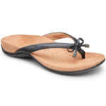Vionic - Bella II - Damen Stabilitäts-Zehenstegsandale - schwarz (black)