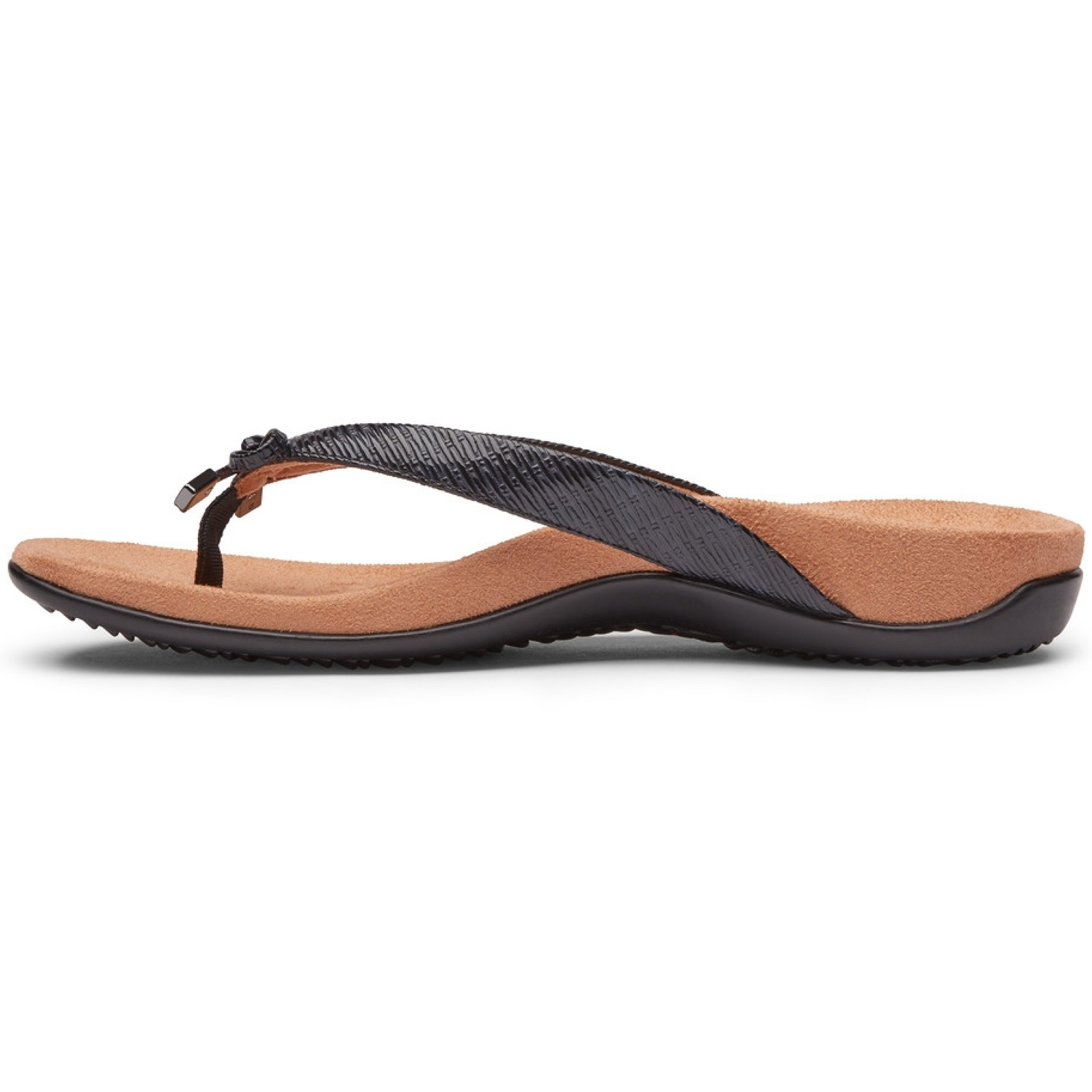 Vionic - Bella II - Damen Stabilitäts-Zehenstegsandale - schwarz (black) – Bild 3
