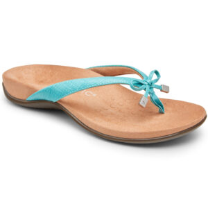 Vionic - Bella II - Damen Stabilitäts-Zehenstegsandale - türkis (teal)