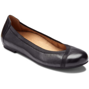 Vionic - Caroll - Damen Stabilitäts-Ballerina - schwarz (black)