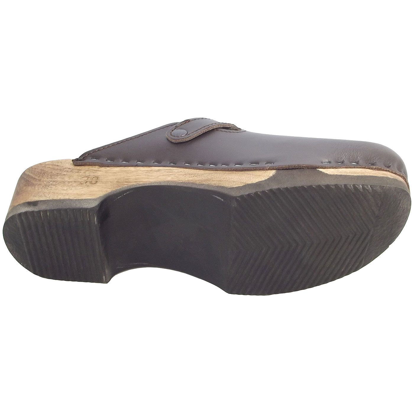 Waltl - Eva Glattleder - Damen Holzclogs - Dunkelbraun – Bild 4