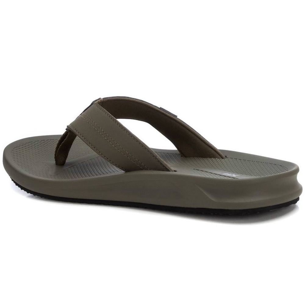 Xti - Summer Flip Flop Men - Herren Zehenstegsandale - Khakigrün (Kaki) – Bild 3