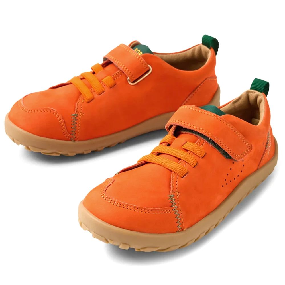Bobux - Prime - Kinder Barfußschuhe aus Leder - Orange (Tangerine) – Bild 4