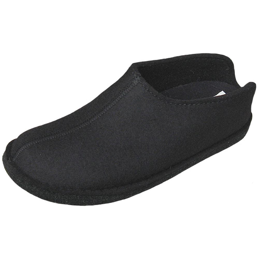 Haflinger - Flair Smily - Unisex Hauspantoffeln - schwarz