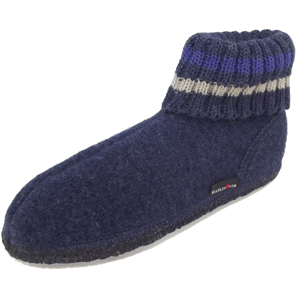 Haflinger - Paul - Unisex Hüttenschuhe - Jeans