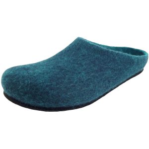 Gottstein - Magicfelt 709 - Unisex Wollfilz-Pantoffel - Petrolblau (Dark Petrol)