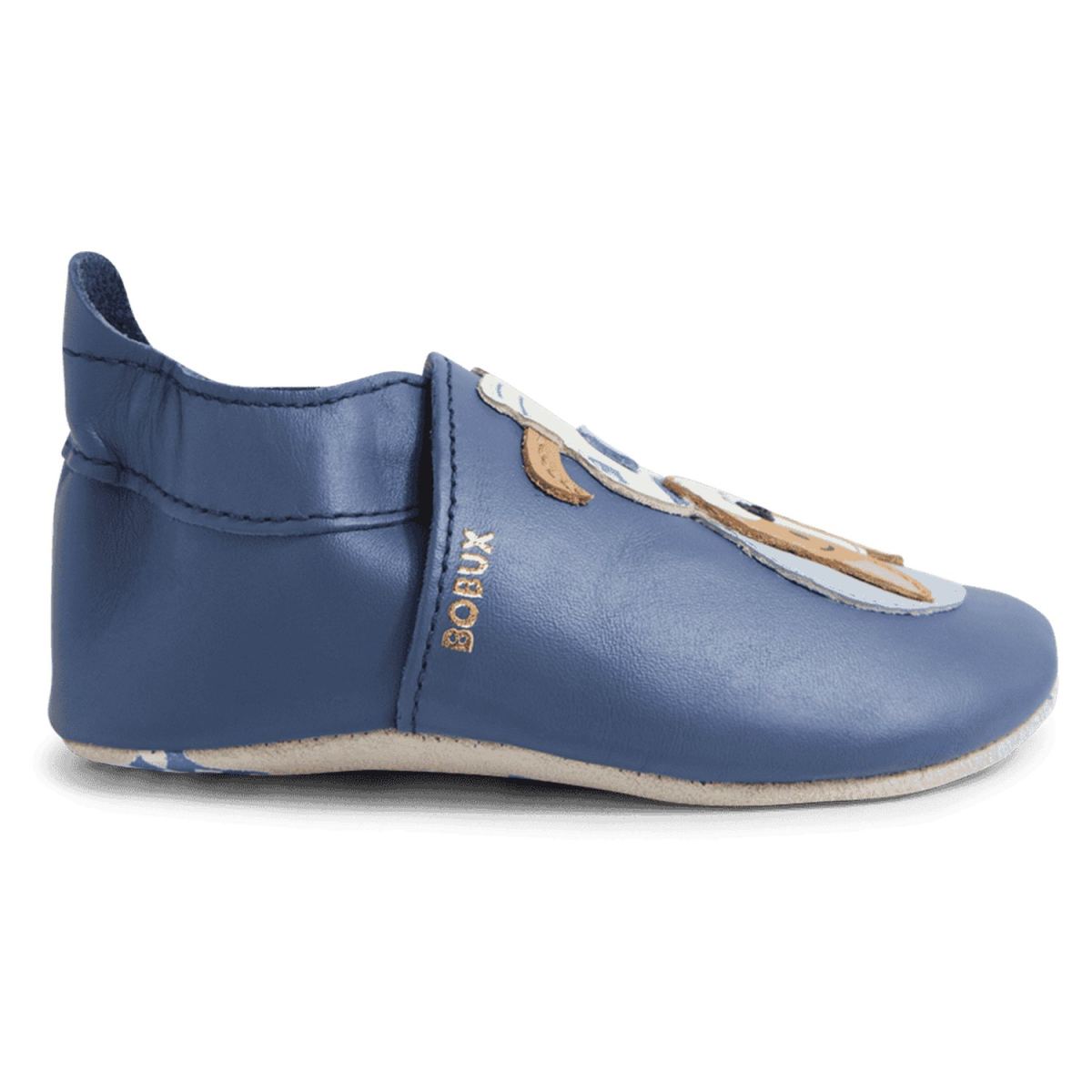 Bobux - Soft Sole Astro Pup - Baby Krabbelschuhe mit Hund-Motiv - Blue Indigo – Bild 2