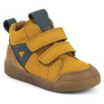 Froddo - Rosario High Top - Kinder Lederschuhe mit Klettverschluss - Gelb (Yellow)