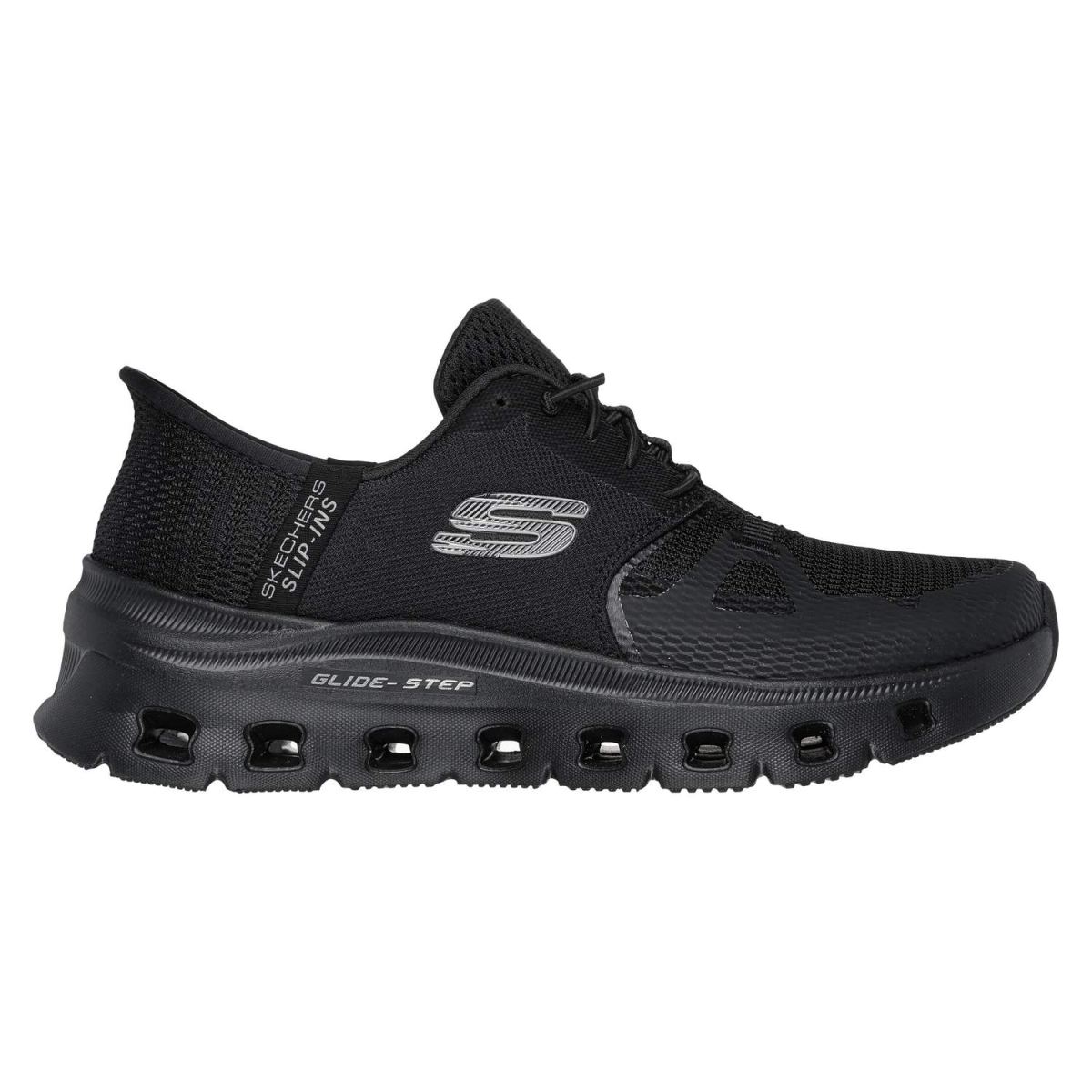 Skechers - Slip-ins - Glide-Step Pro - Damen Komfort-Sneaker zum Reinschlüpfen - Schwarz (Black)