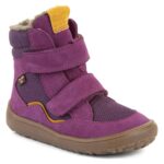 Froddo - FroddoTex Barefoot Winter - Mädchen Wasserdichte Barfußstiefelette - Dunkelpink (Cyclamen)