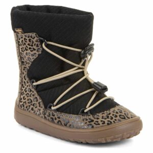 Froddo - FroddoTex Barefoot Track Wool - Mädchen Wasserdichte Barfußstiefel mit Wollfutter - Beige+