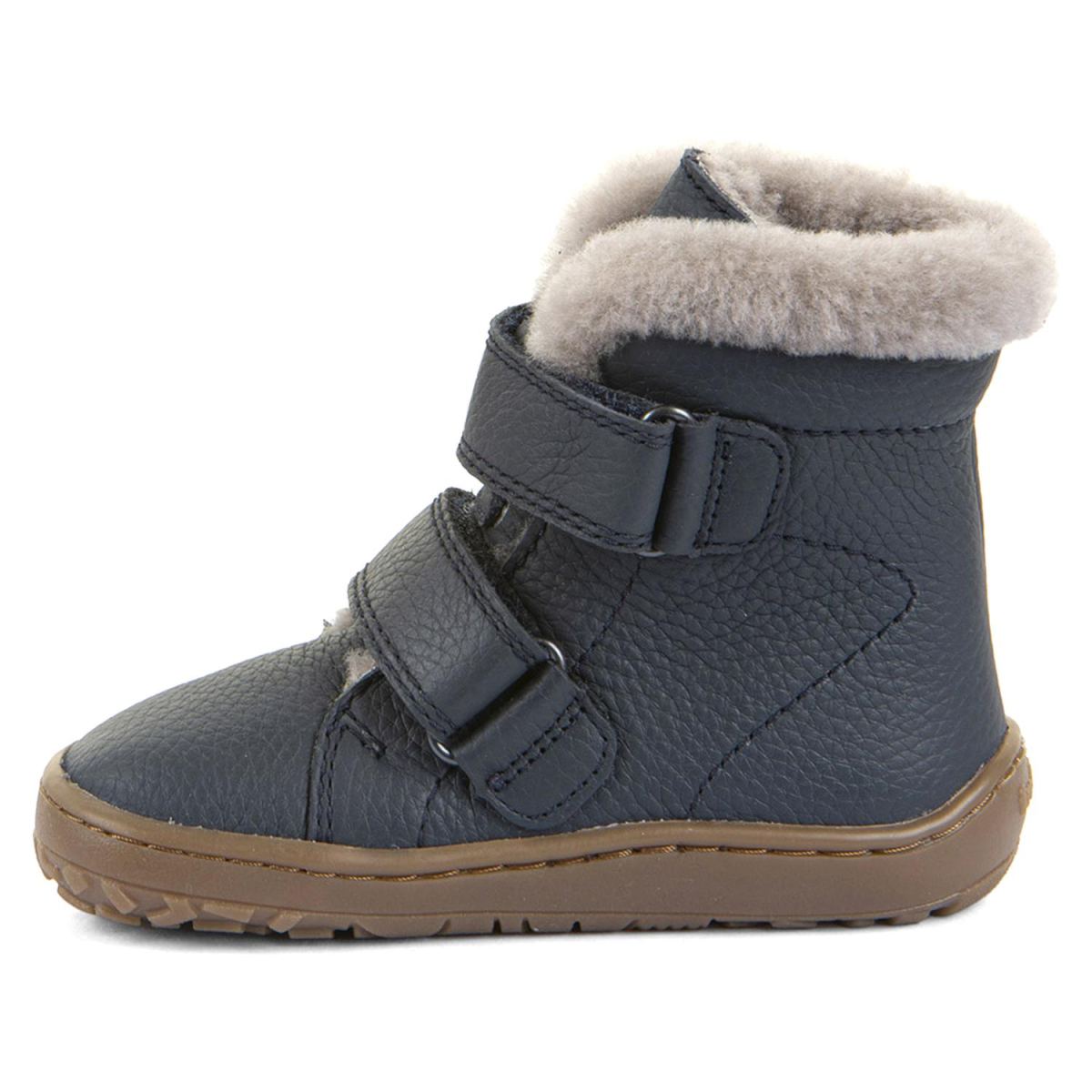 Froddo - Barefoot Furry Boot - Kinder Barfußstiefel mit Lammfell - Dunkelblau (Dark Blue) – Bild 3