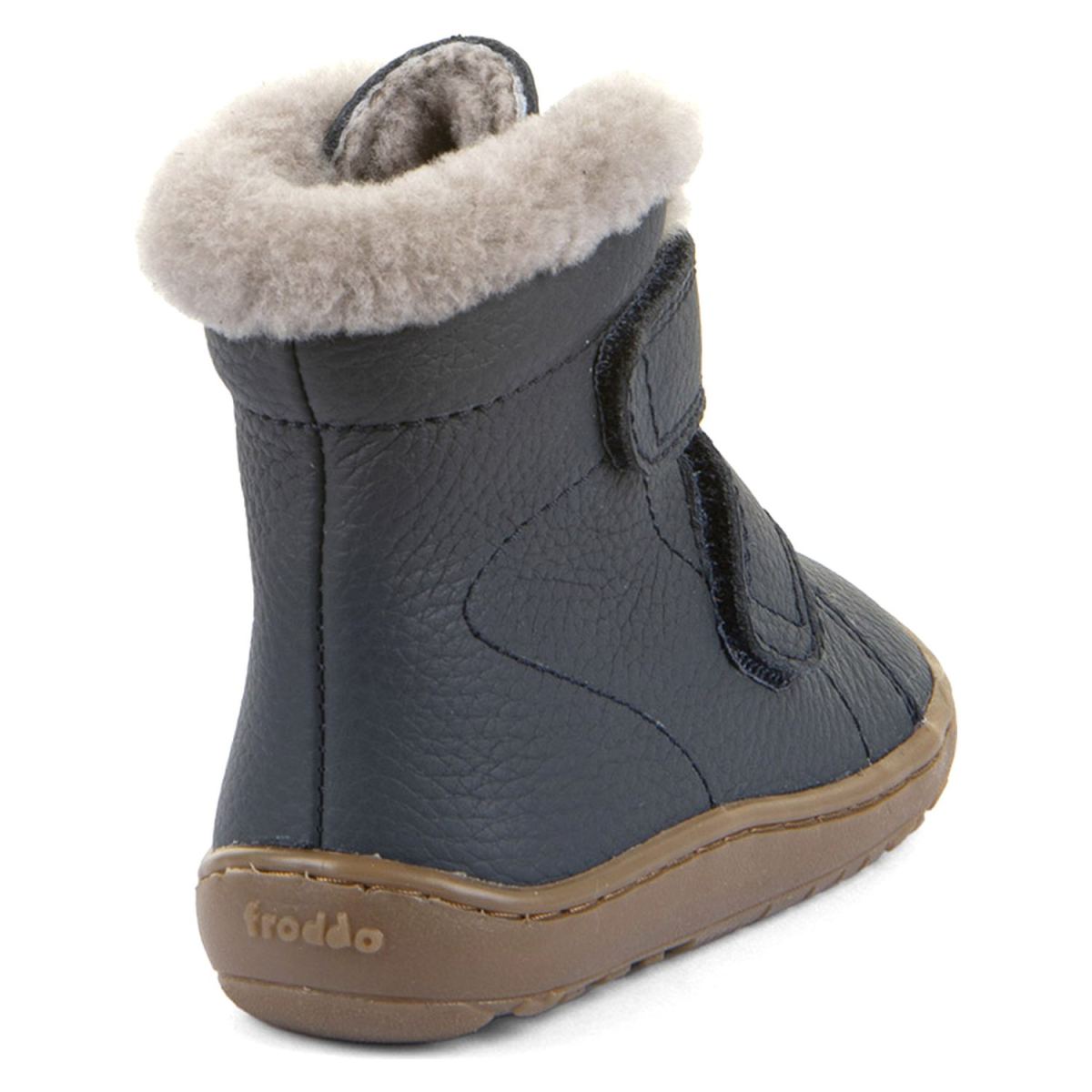 Froddo - Barefoot Furry Boot - Kinder Barfußstiefel mit Lammfell - Dunkelblau (Dark Blue) – Bild 6
