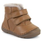 Froddo - Paix Winter - Kleinkinder Lammfell-Winterstiefel - Cognac